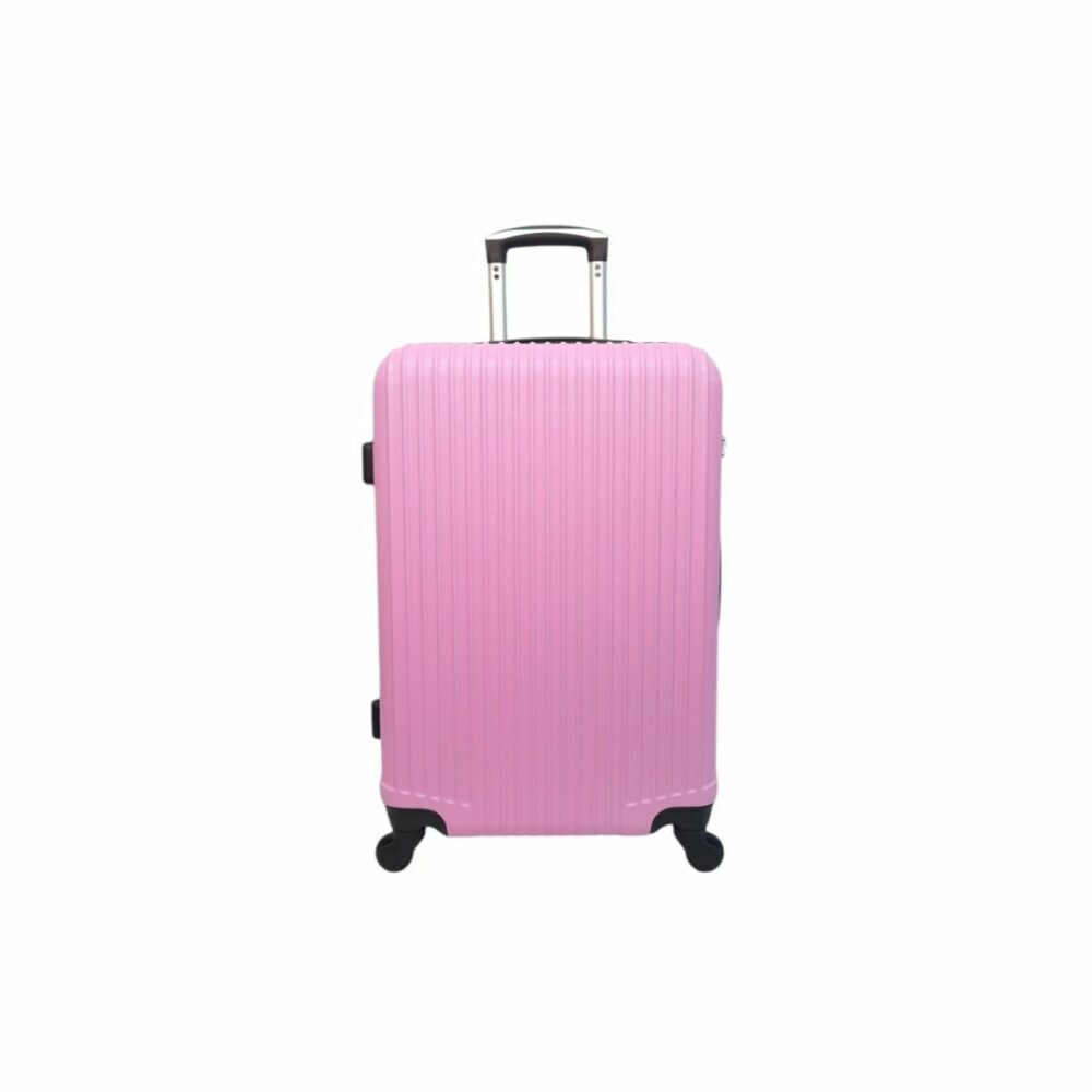 Travel Maleta de viaje Barata Mediana 66x44x25 cms Rígida Material ABS Color Rosa