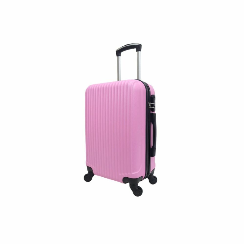 Travel Maleta de viaje Barata de Cabina 55x39x20 cms Rígida Material ABS Color Rosa