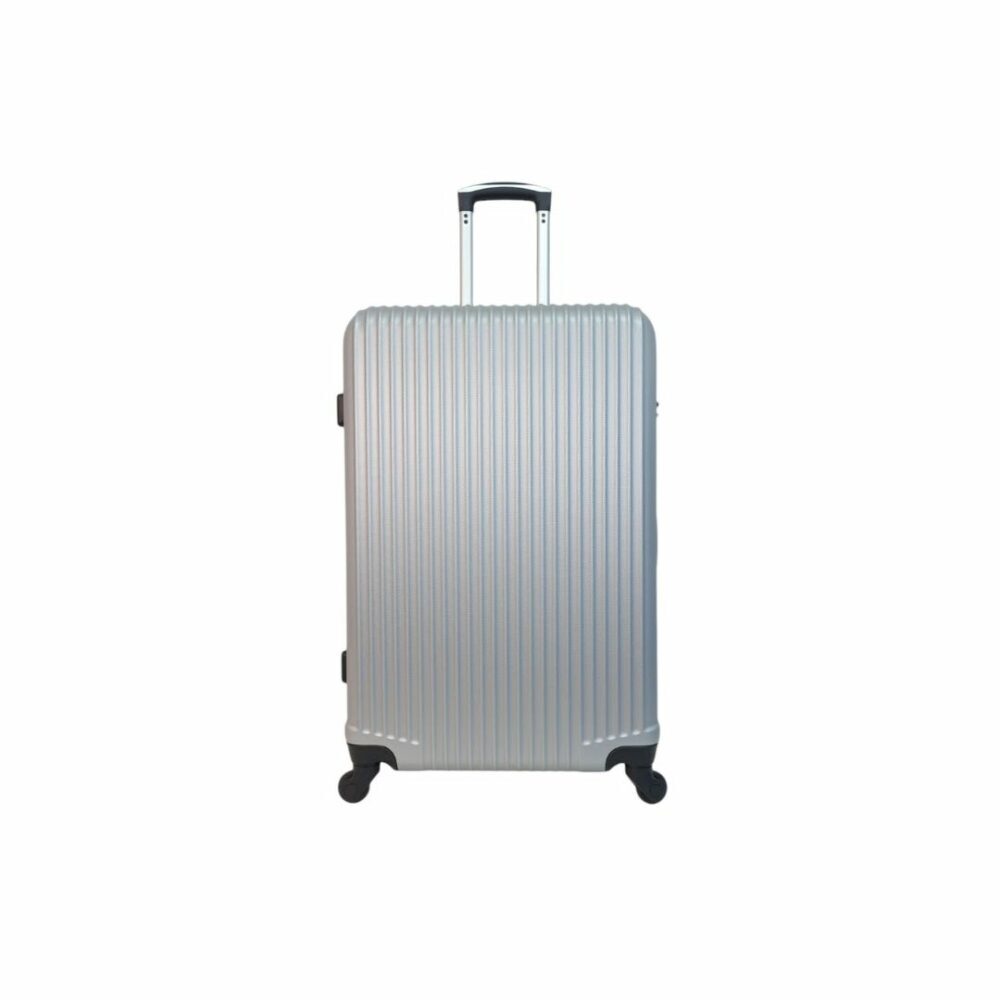 Travel Maleta de viaje Barata Grande 75x49x29 cms Rígida Material ABS Color Gris Plata