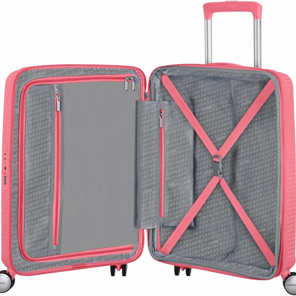 American Tourister Soundbox Cabina Expandible Coral