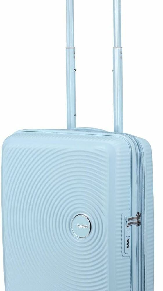American Tourister Soundbox Cabina Expandible Color Pastel Blue