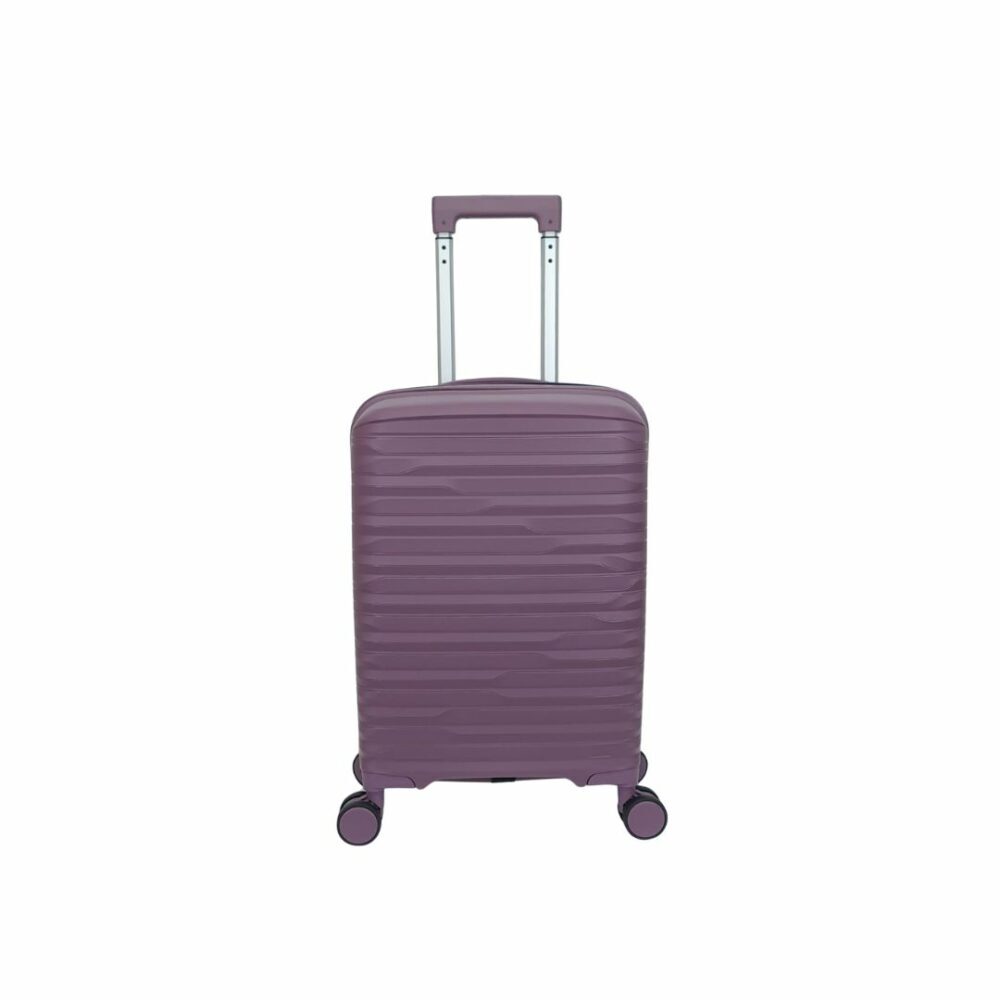 Itaca Maleta Cabina Muy Resistente Expandible 55x40x20/25 Color Morado