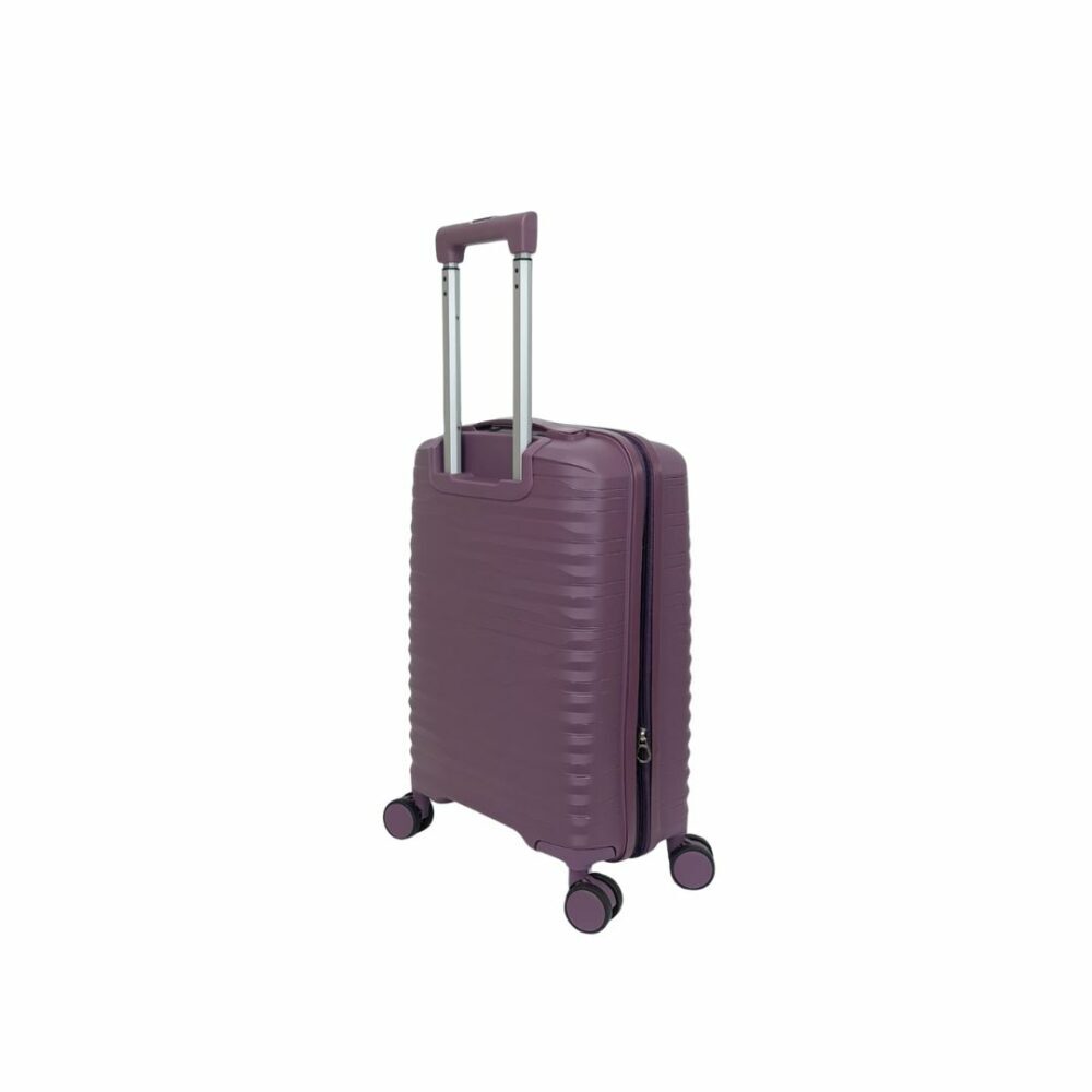 Itaca Maleta Cabina Muy Resistente Expandible 55x40x20/25 Color Morado