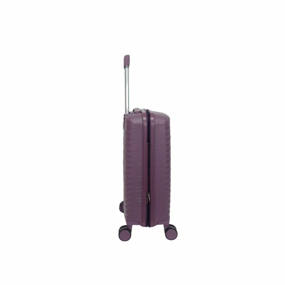 Itaca Maleta Cabina Muy Resistente Expandible 55x40x20/25 Color Morado