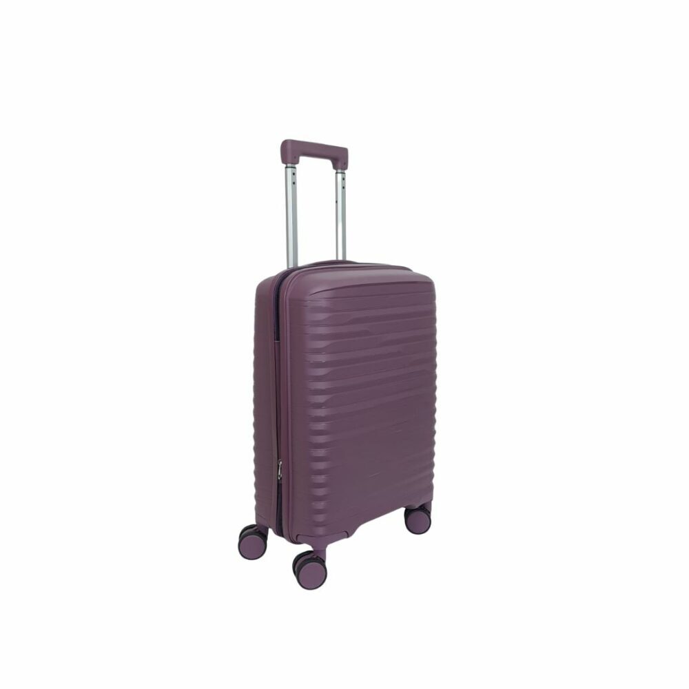 Itaca Maleta Cabina Muy Resistente Expandible 55x40x20/25 Color Morado