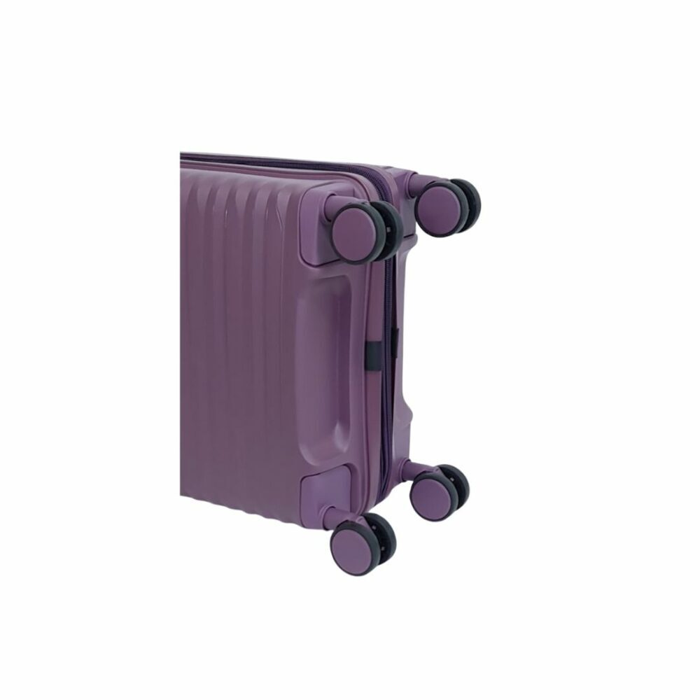 Itaca Maleta Cabina Muy Resistente Expandible 55x40x20/25 Color Morado