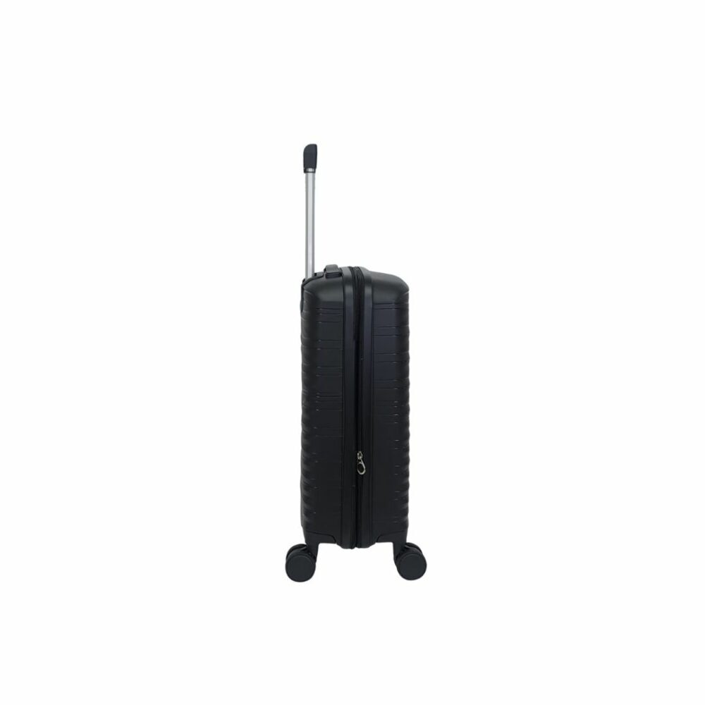 Itaca Maleta Cabina Muy Resistente Expandible 55x40x20/25 Color Negro