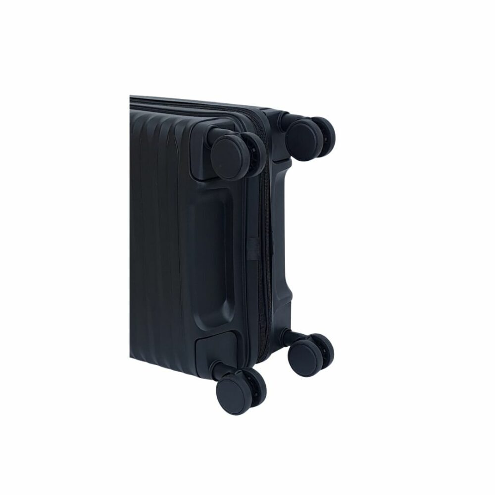 Itaca Maleta Cabina Muy Resistente Expandible 55x40x20/25 Color Negro