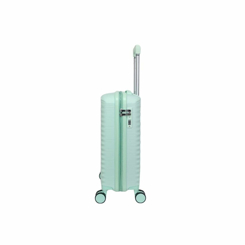 Itaca Maleta Cabina Muy Resistente Expandible 55x40x20/25 Color Verde Claro