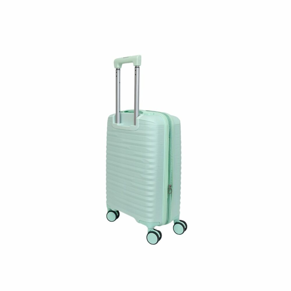 Itaca Maleta Cabina Muy Resistente Expandible 55x40x20/25 Color Verde Claro