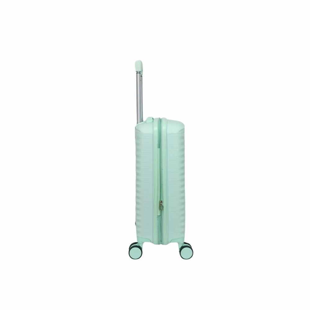 Itaca Maleta Cabina Muy Resistente Expandible 55x40x20/25 Color Verde Claro