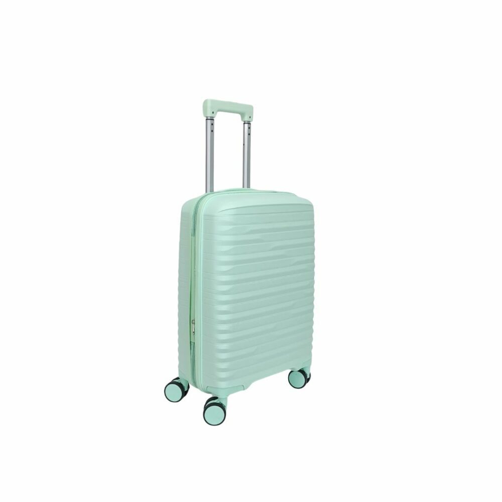 Itaca Maleta Cabina Muy Resistente Expandible 55x40x20/25 Color Verde Claro