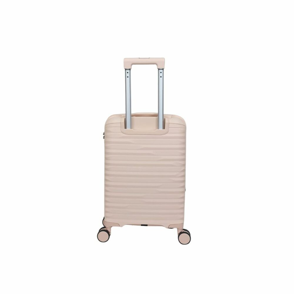 Itaca Maleta Cabina Muy Resistente Expandible 55x40x20/25 Color Rosa