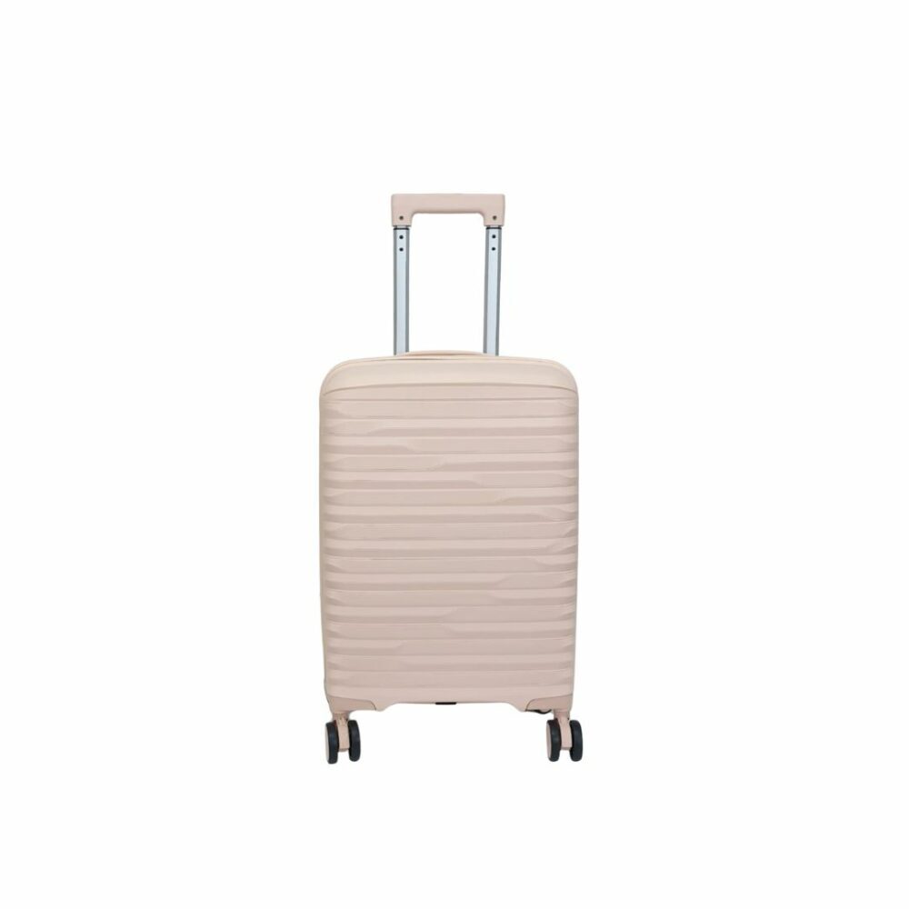 Itaca Maleta Cabina Muy Resistente Expandible 55x40x20/25 Color Rosa