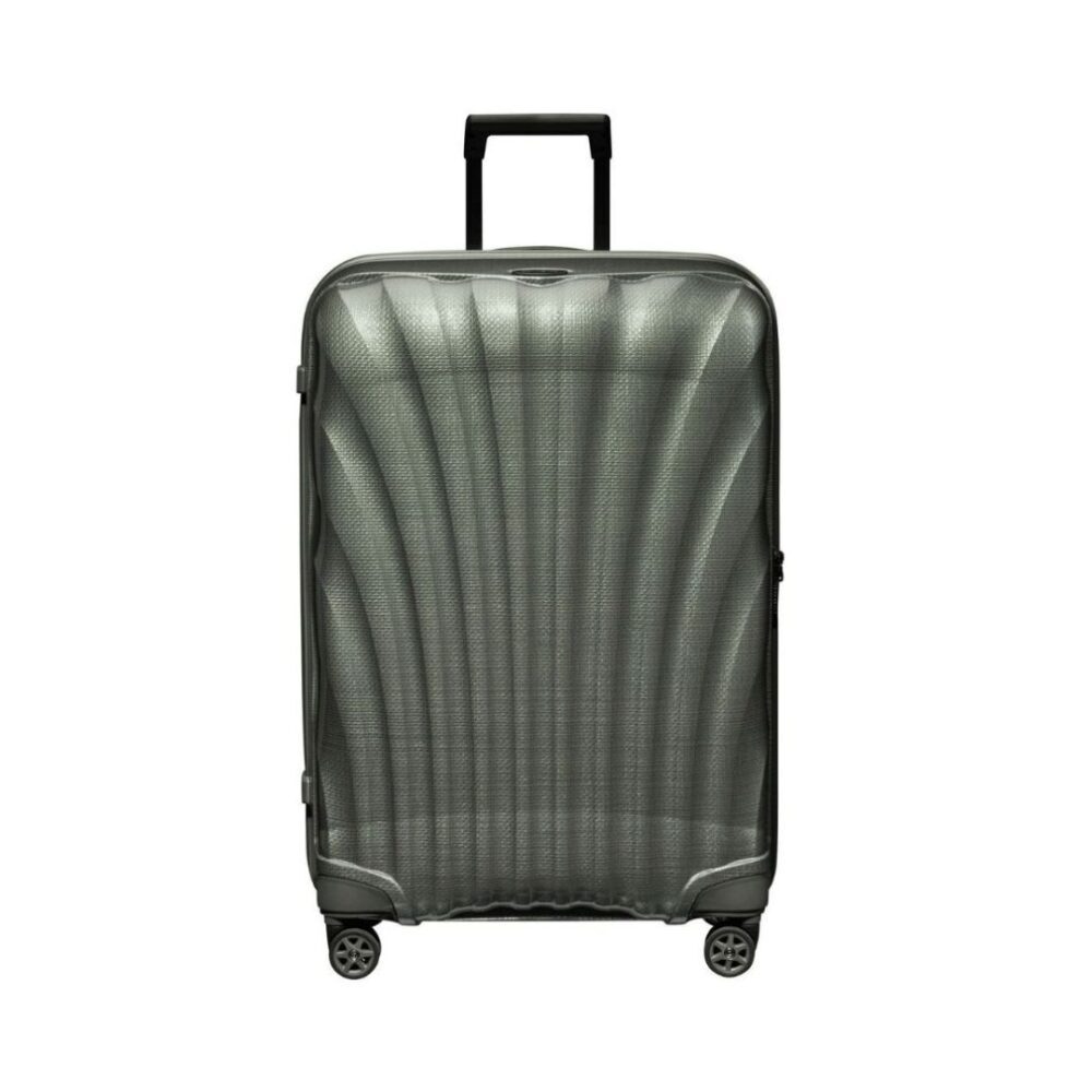 Samsonite Maleta C-Lite Mediana 69 Cms Capacidad 68 Litros Ultra Resistente y Ligera 2.5 Kilos color Metallic Green
